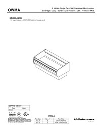 OWMA Single-Deck Mobile Self-Contained Medium Temperature